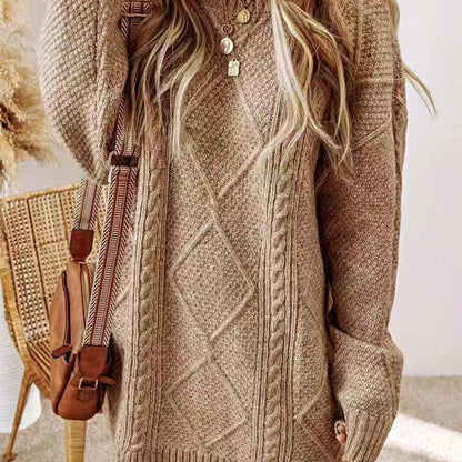 Femme Pull en tricot surdimensionné Chic und Stil