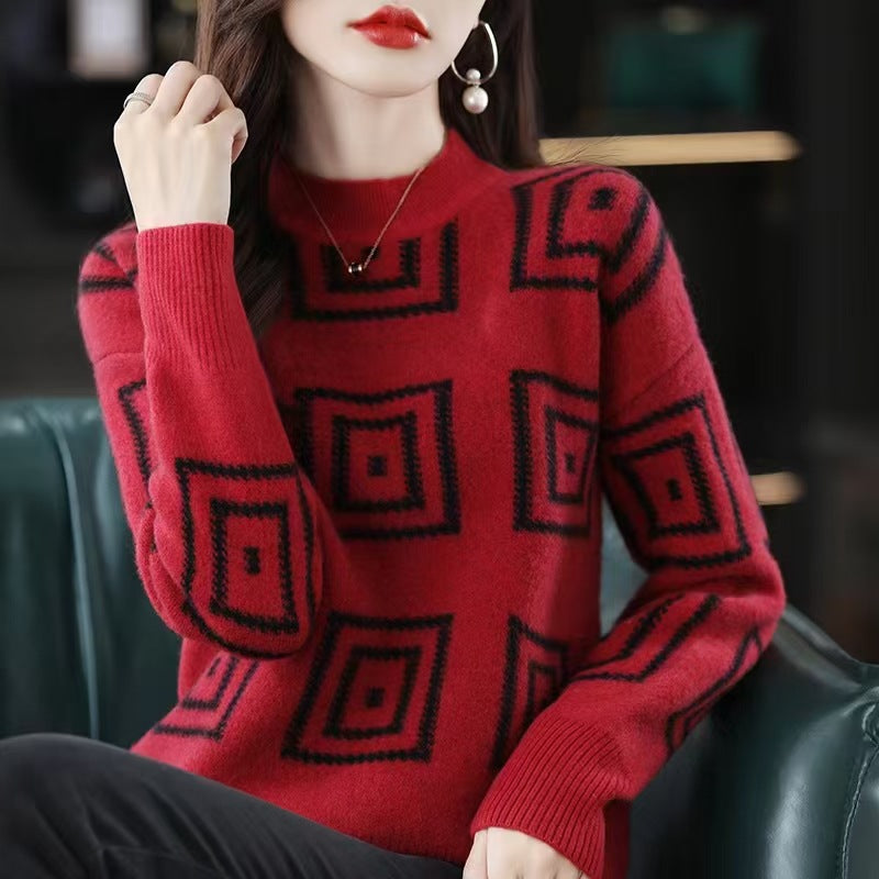Pull à motifs pour femmes Chic und Stil