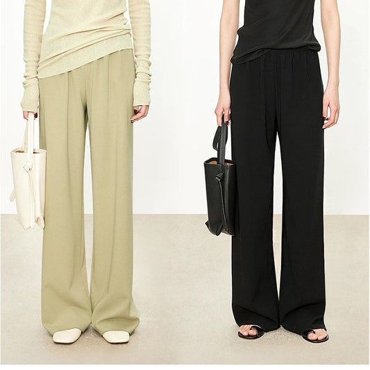 Pantalons larges à jambe large pour femmes Chic und Stil