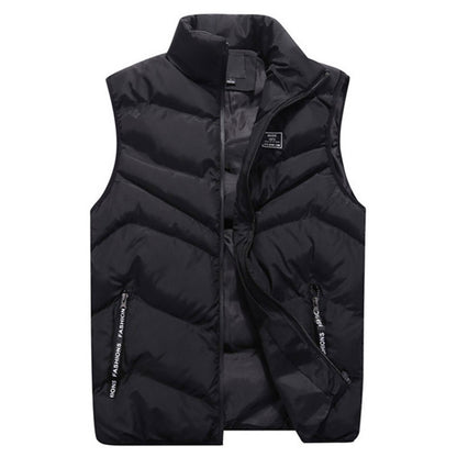 Dame gilet matelassé avec col montant et poches latérales zippées Chic und Stil