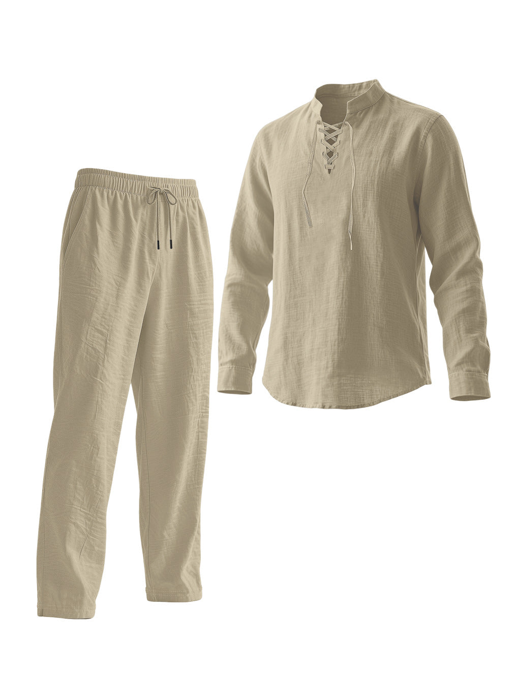 Men's Stylish Casual Set with Breathable Top and Comfortable Pants Chic and Style