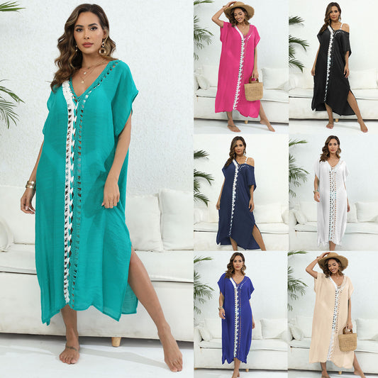 Dames élégant Kaftan robe de plage Chic und Stil