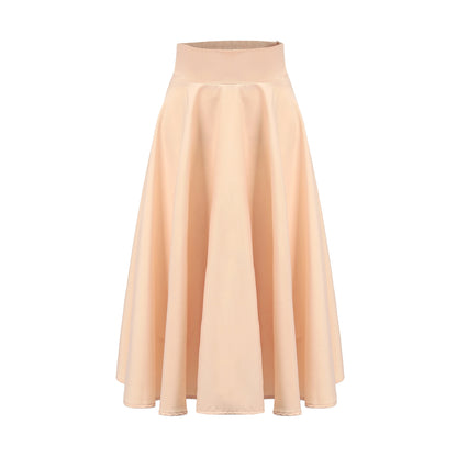 Jupe maxi élégante pour dames avec taille haute et coupe évasée Chic und Stil
