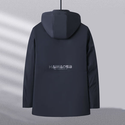 Functional windbreaker jacket for men with versatile pockets Chic and Style