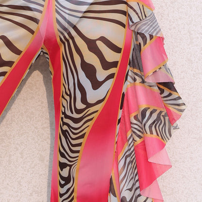 Dame Pantalon de plage large stylé Chic und Stil