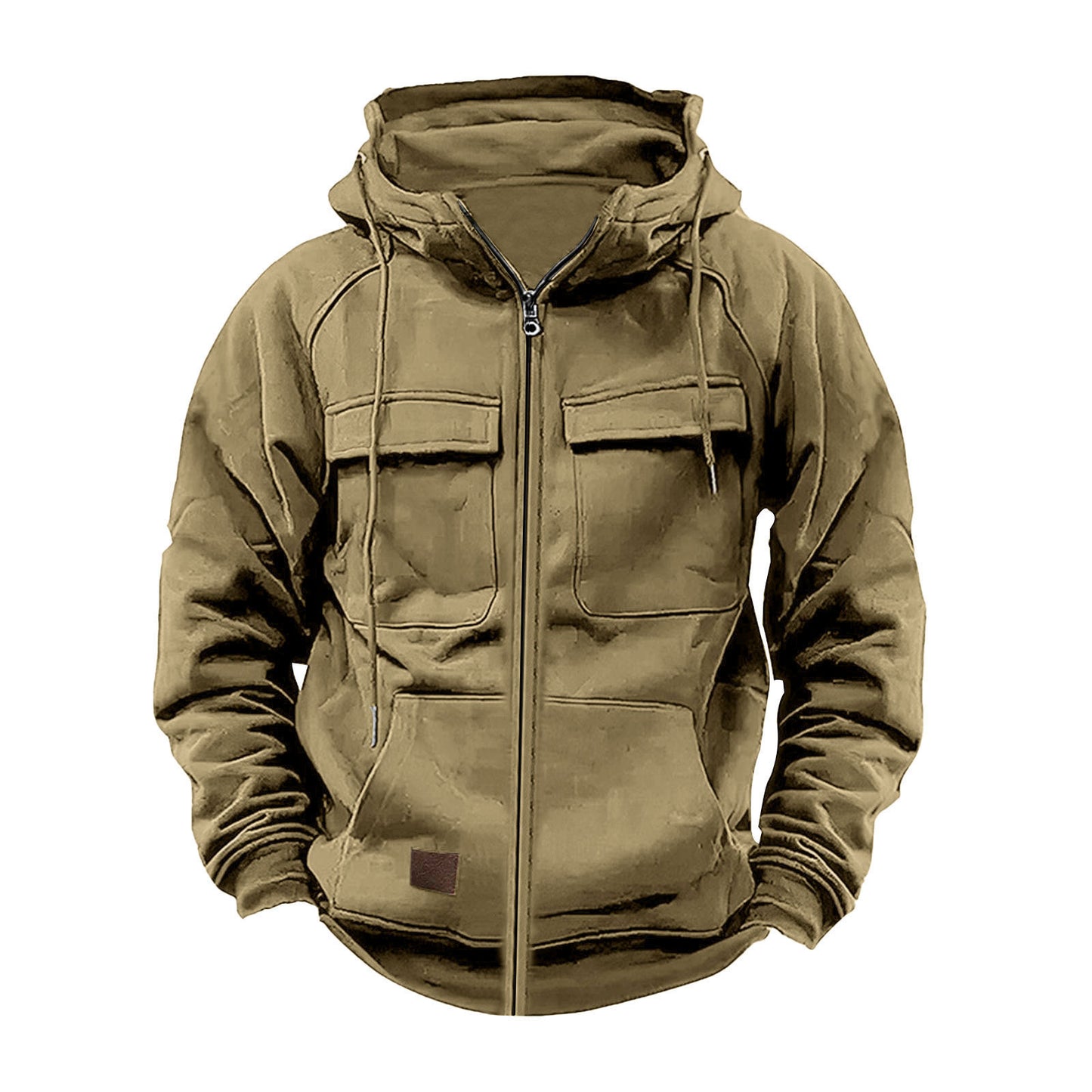 Functional jacket for men with hood and large pockets Chic and Style
