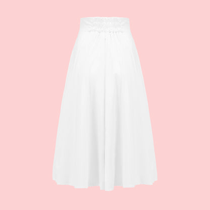 Jupe maxi élégante pour dames avec taille haute et coupe évasée Chic und Stil