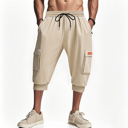 Pantalons cargo stylés pour hommes avec jambes courtes et poches pratiques Chic und Stil