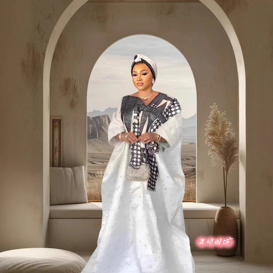 Dames Élégante tunique ethnique avec manches élargies et motifs uniques Chic und Stil