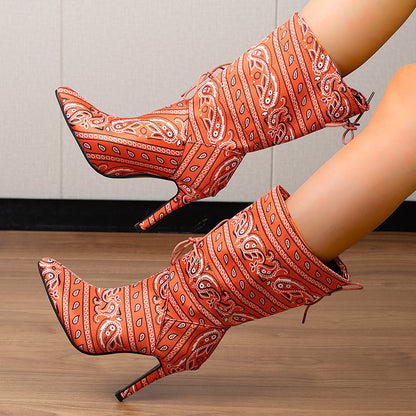 Bottes à talons hauts Chic und Stil pour femmes