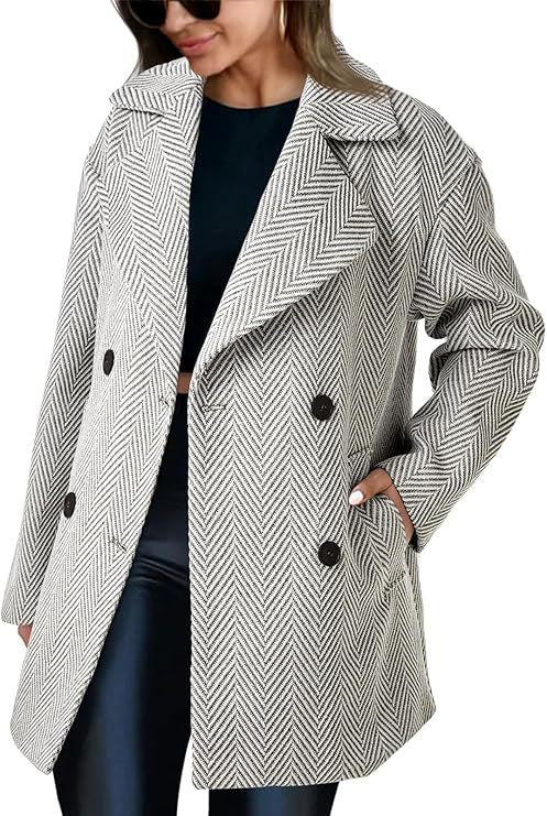 Dame manteau de transition à double rangée Chic und Stil