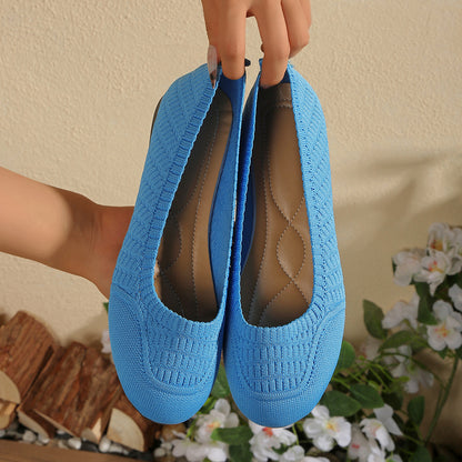 Dames Ballerines en tricot légères Chic und Stil