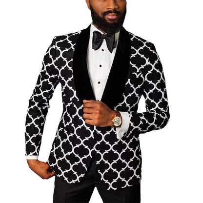 Blazer élégant pour homme avec motif accrocheur Chic und Stil