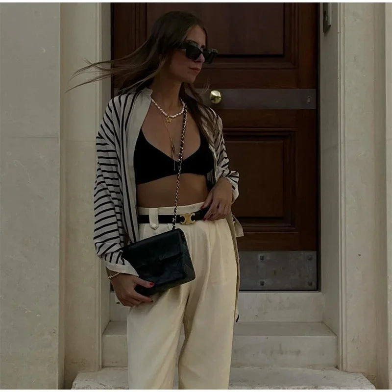 Femmes Cardigan Stylé avec Manches Amples Chic & Stil