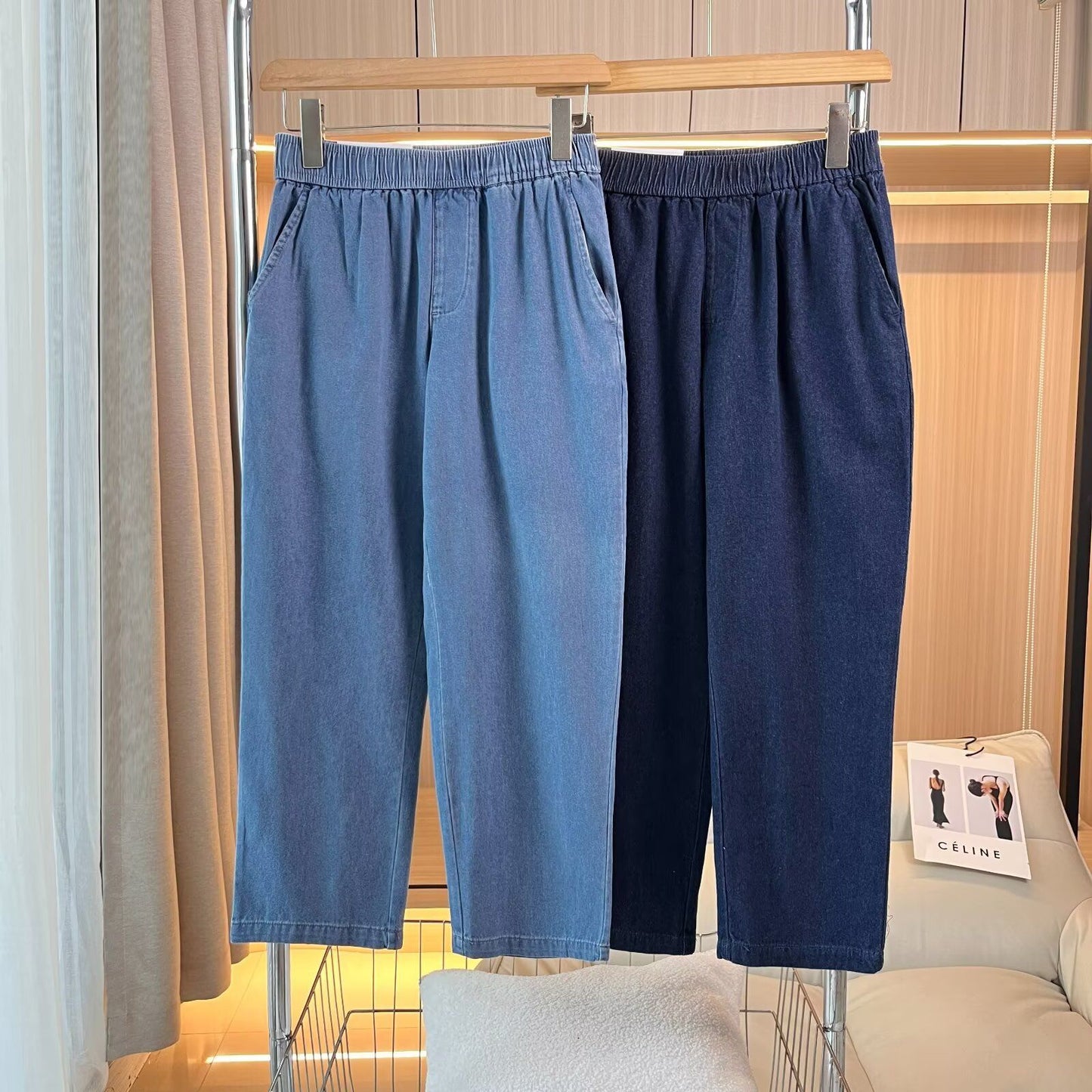 Pantalons en denim confortables pour femmes Chic & Stil