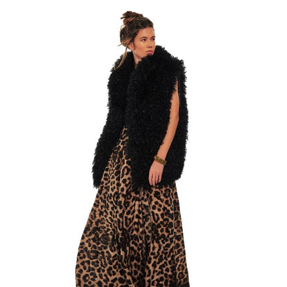 Dames gilet en fourrure Chic und Stil