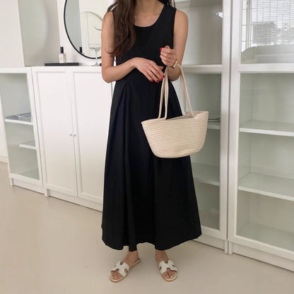 Robe maxi A-ligne classique pour femmes Chic und Stil