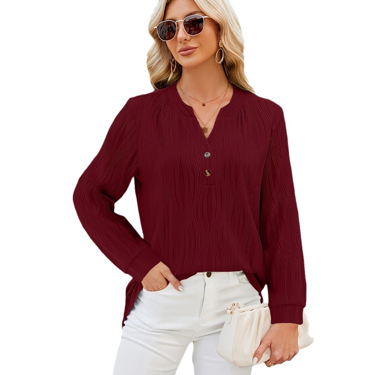 Dames Chemise à manches longues Chic und Stil