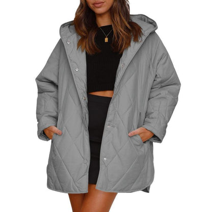 Ladies Chic and Style Padded Heated Coat