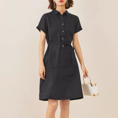 Robe chemise femme avec ceinture Chic und Stil