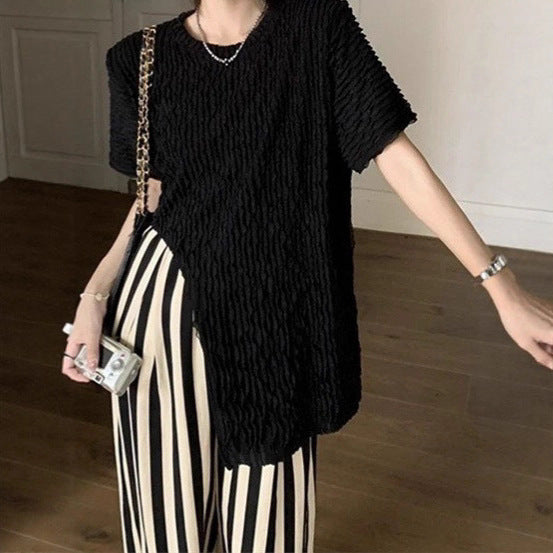 Chic and Style Loose Striped Pants for Ladies