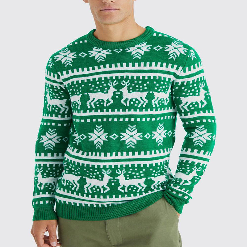 Funny Christmas sweatshirt for men with exclusive Chic und Stil pattern