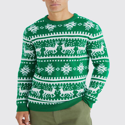 Funny Christmas sweatshirt for men with exclusive Chic und Stil pattern