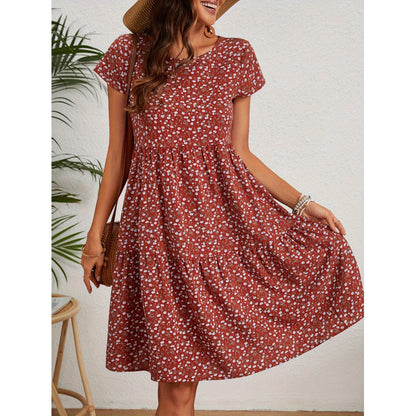 Femme robe A-ligne à motif floral Chic und Stil