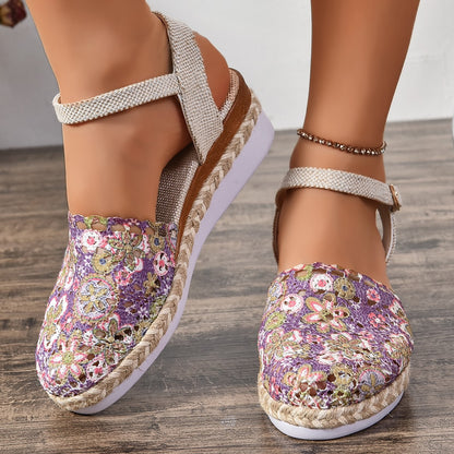 Dames espadrilles avec un design en crochet élégant et une semelle confortable Chic und Stil