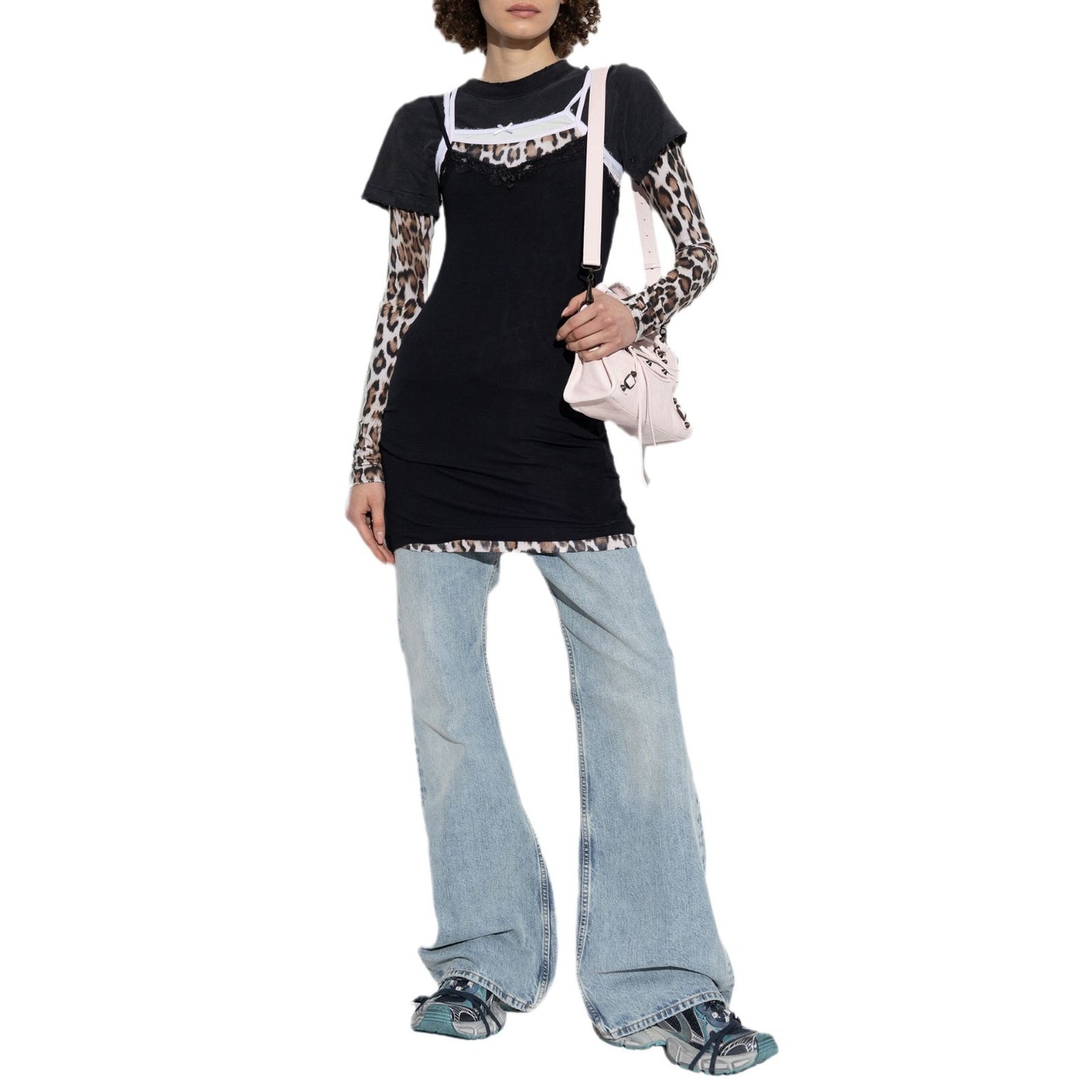 Combinaison femmes en t-shirt décontracté et robe slim Chic und Stil
