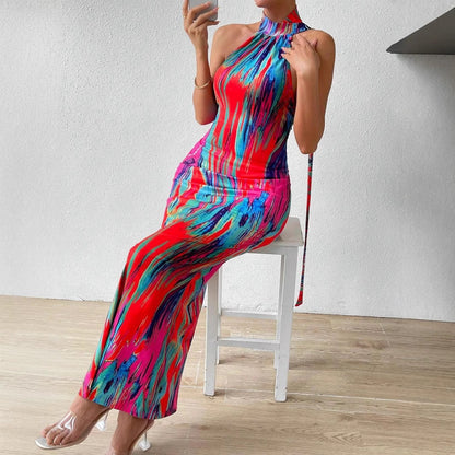 Robe maxi bodycon à col montant Chic und Stil