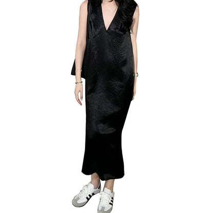Robe maxi sans manches élégante pour femme Chic und Stil