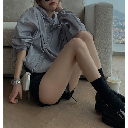Veste coupe-vent à capuche légère pour femmes Chic und Stil