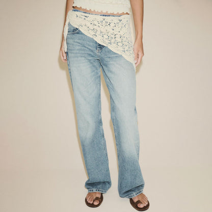 Dames Jean large Chic und Stil