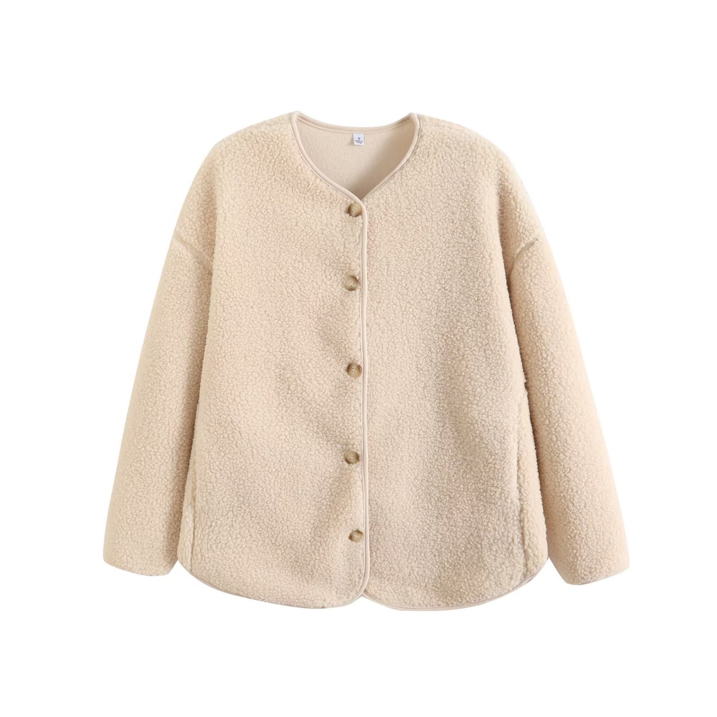 Veste douce et confortable pour femmes avec patte de boutonnage Chic & Stil