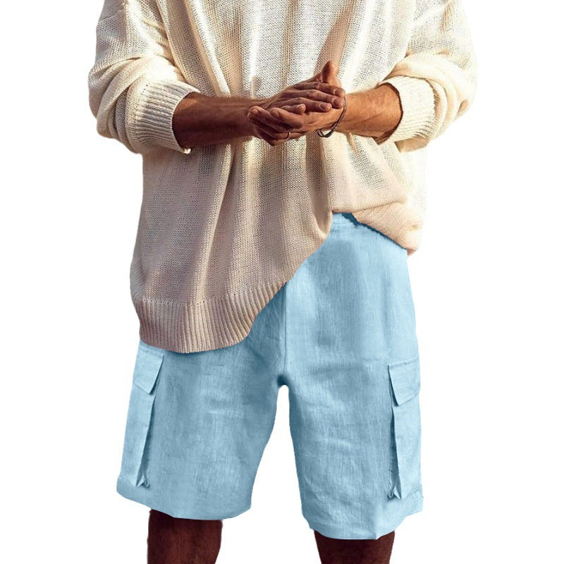 Shorts cargo décontractés pour hommes avec poches latérales pratiques et coupe confortable Chic und Stil