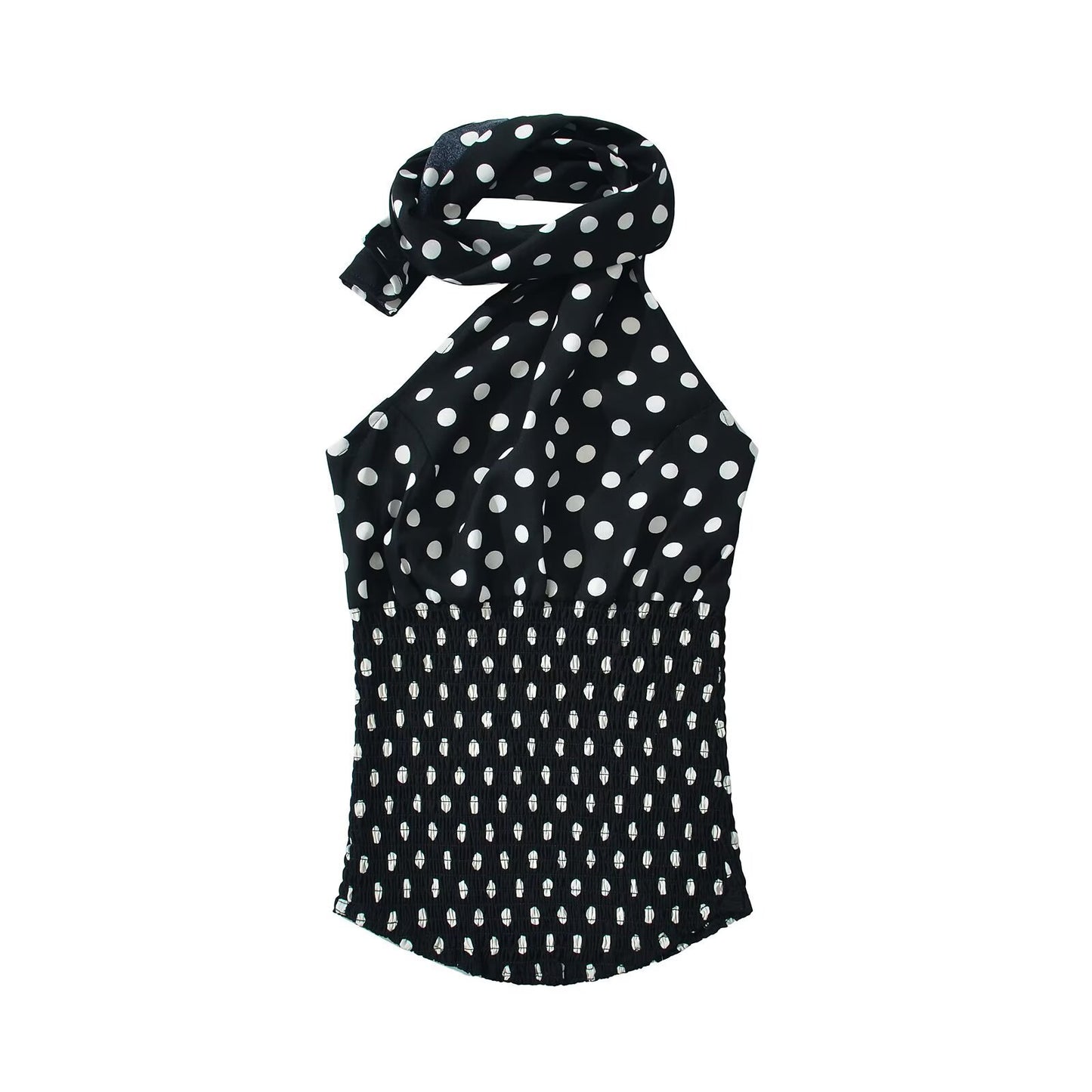 Robe pour femmes avec taille élastique et élégants liens de nouage Chic und Stil