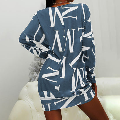 Robes mini élégante pour femmes avec un slogan accrocheur Chic und Stil