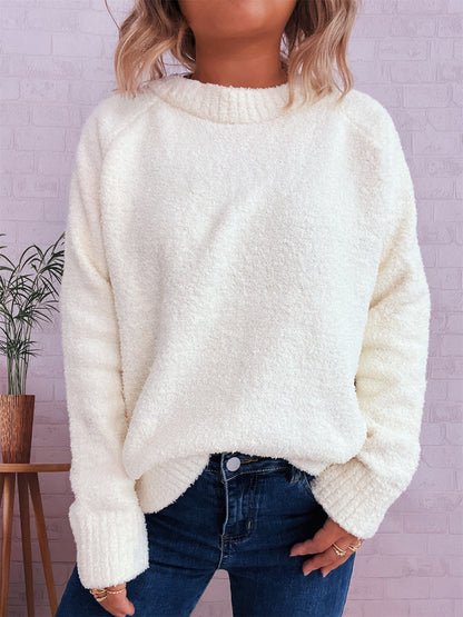 Pull en tricot chauffant pour femmes avec coupe décontractée et design structuré Chic und Stil