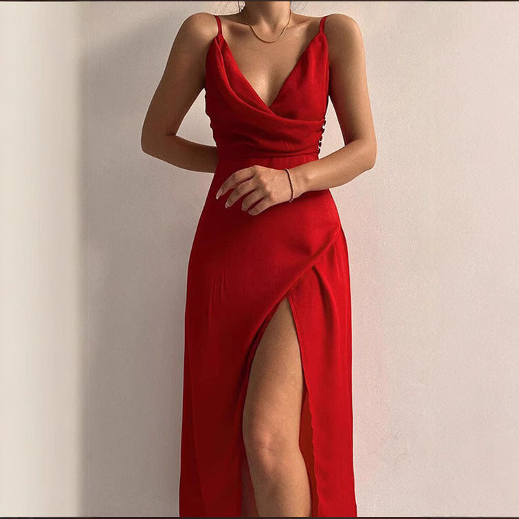 Robe Maxi Élégante à Encolure Bateau pour Femmes Chic und Stil