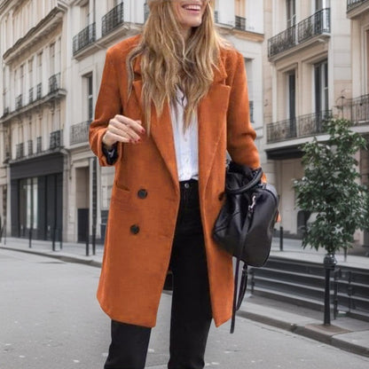 Dames Élégant Trench-coat en Boucle Chic und Stil