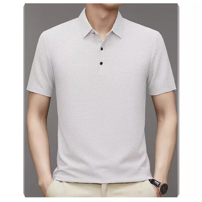 Hommes Polo en Structure Chic und Stil
