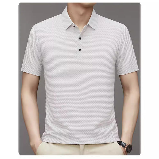 Hommes Polo en Structure Chic und Stil