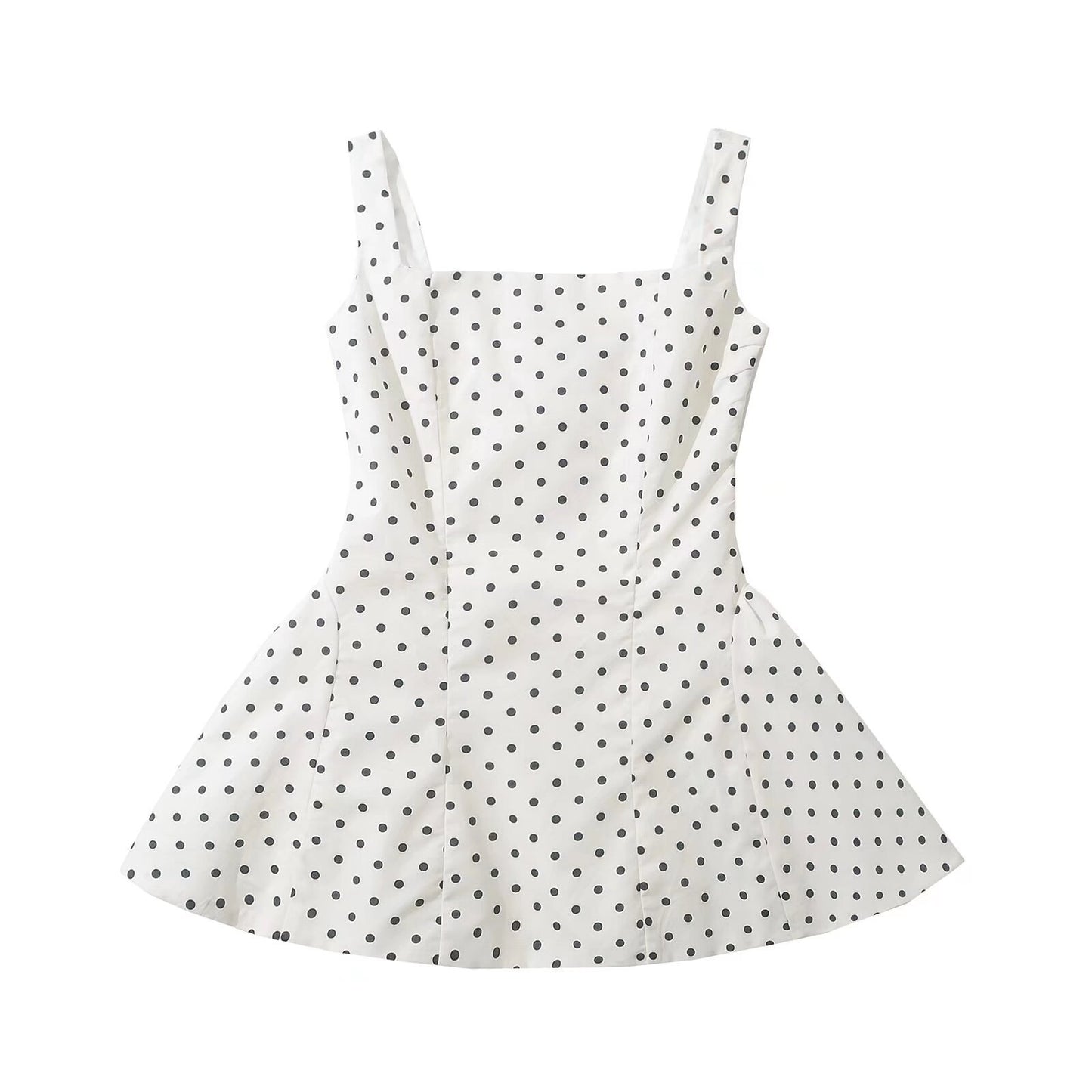 Robe courte pour femmes avec un motif à pois ludique et une coupe élégante Chic und Stil
