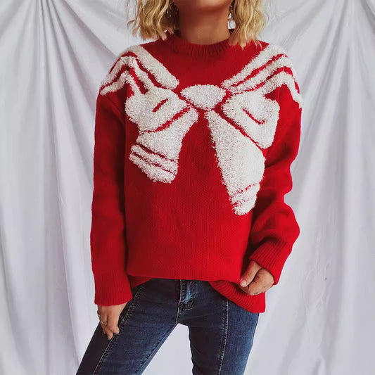 Pull en tricot pour femmes avec un design festif et un matériau doux Chic und Stil