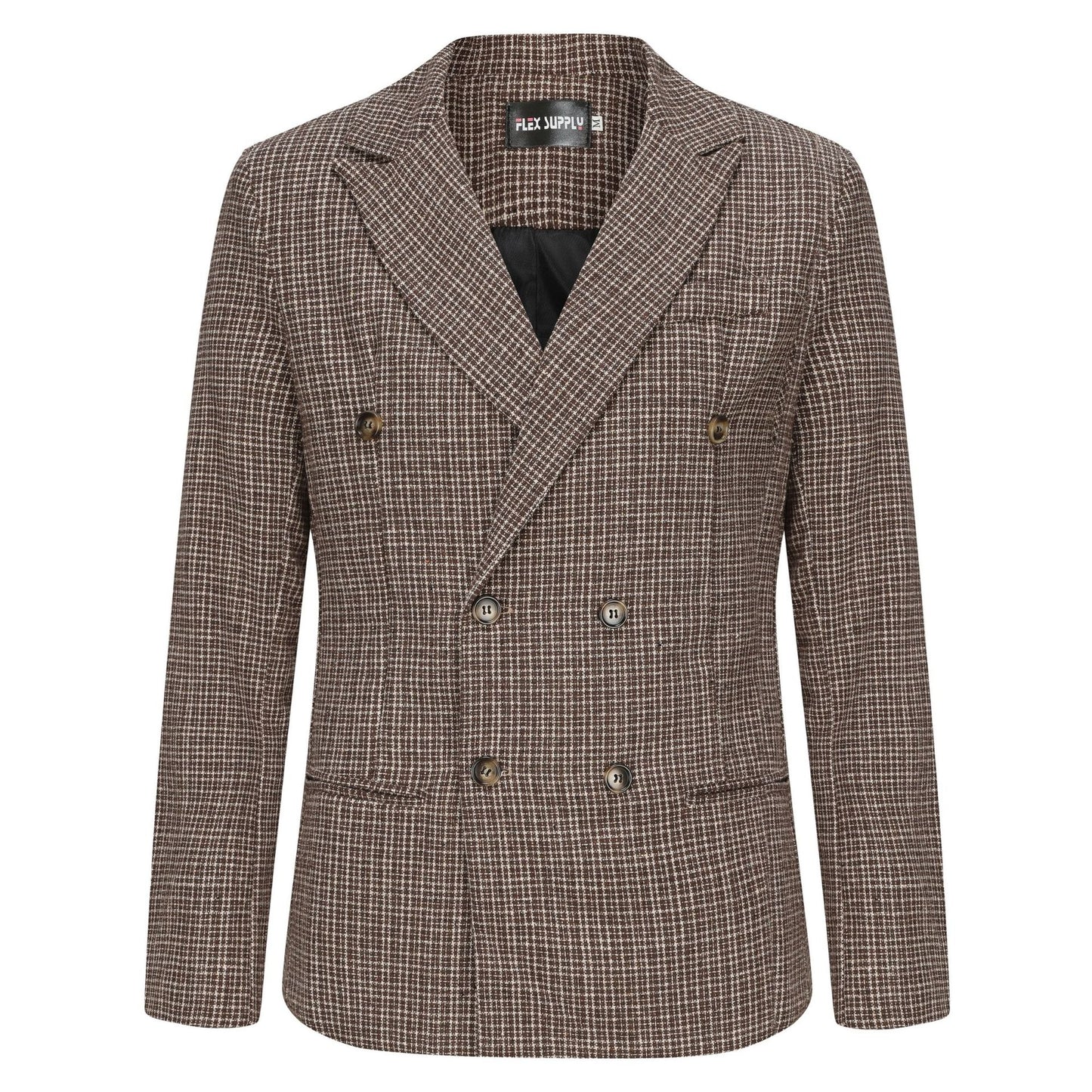 Blazer pour hommes à double boutonnage en tissu de haute qualité avec des détails modernes Chic und Stil