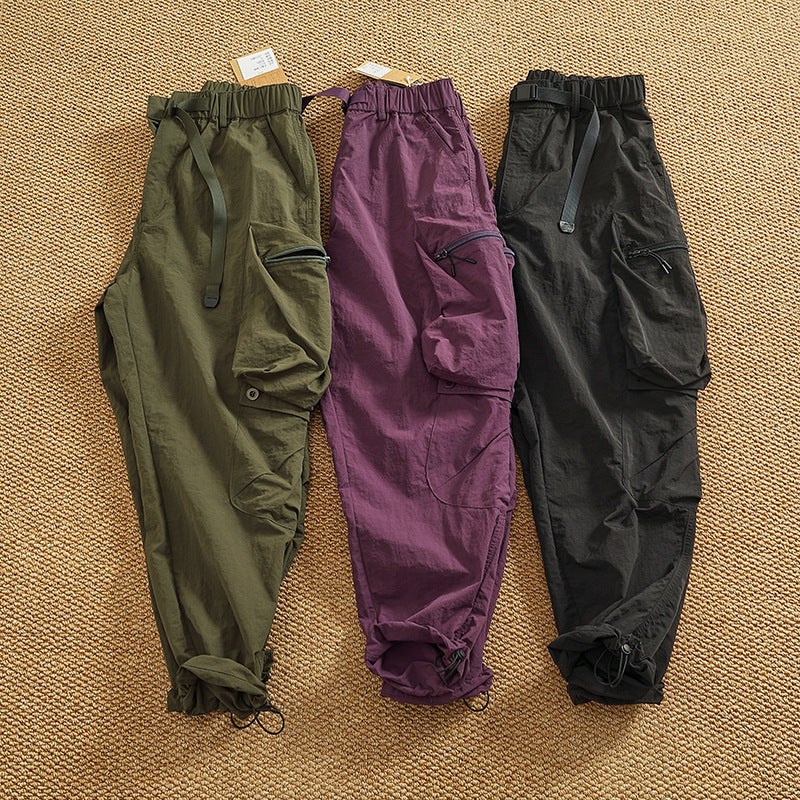 Men's cargo pants with practical pockets and elastic waistband Chic and Style