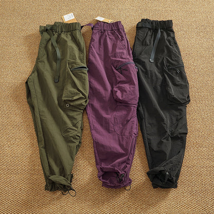 Men's cargo pants with practical pockets and elastic waistband Chic and Style