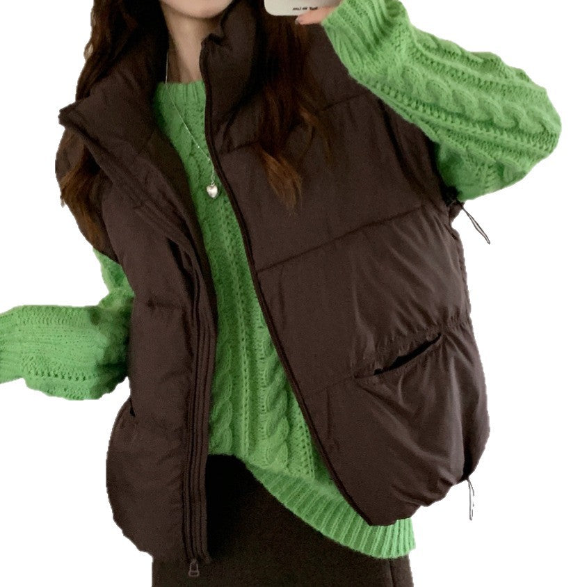 Dames doudoune de loisirs avec poches hautes et fermeture éclair intégrale Chic und Stil