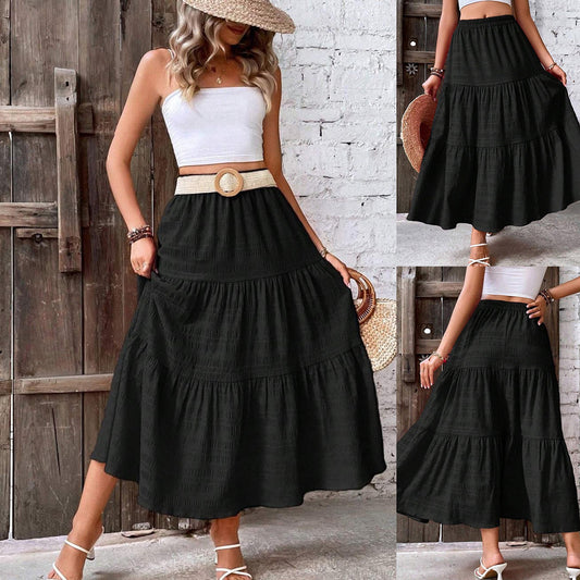 Robe maxi à volants Chic und Stil pour femmes